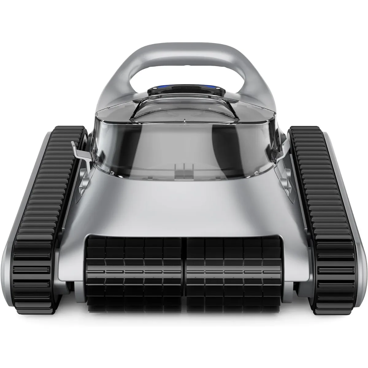 

Cordless Robotic Pool Cleaner: Automatic Pool Vacuum Robot Lasts 150 Mins Wall Climbing 180W Powerful Suction LED Indicator