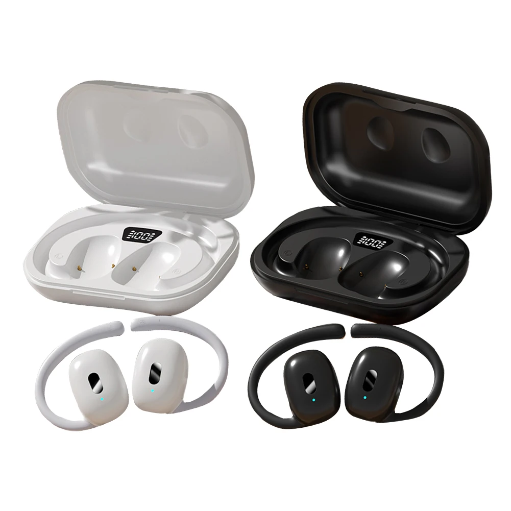 

Wireless Earbuds Ultra Long Battery Life Headphones Bone Conduction Earphones Open Ear Headset For Sports Working