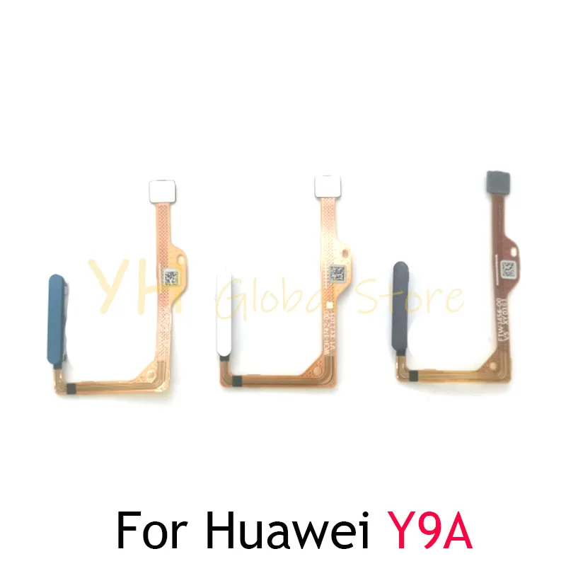 

Для Huawei Y9A сканер отпечатков пальцев Сенсорный ID сенсор Кнопка возврата Главная кнопка гибкий кабель запасные части