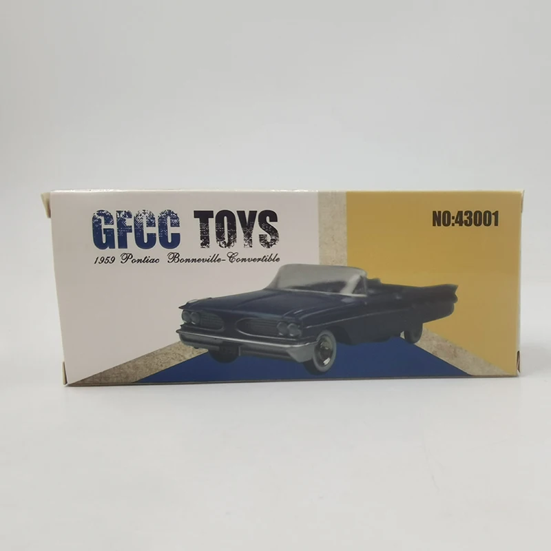 13.5CM Pontiac Bonneville Convertible Car 1959 Classic Car Model Metal Die-Cast & Toy Vehicle Adult Fans Collection Gift