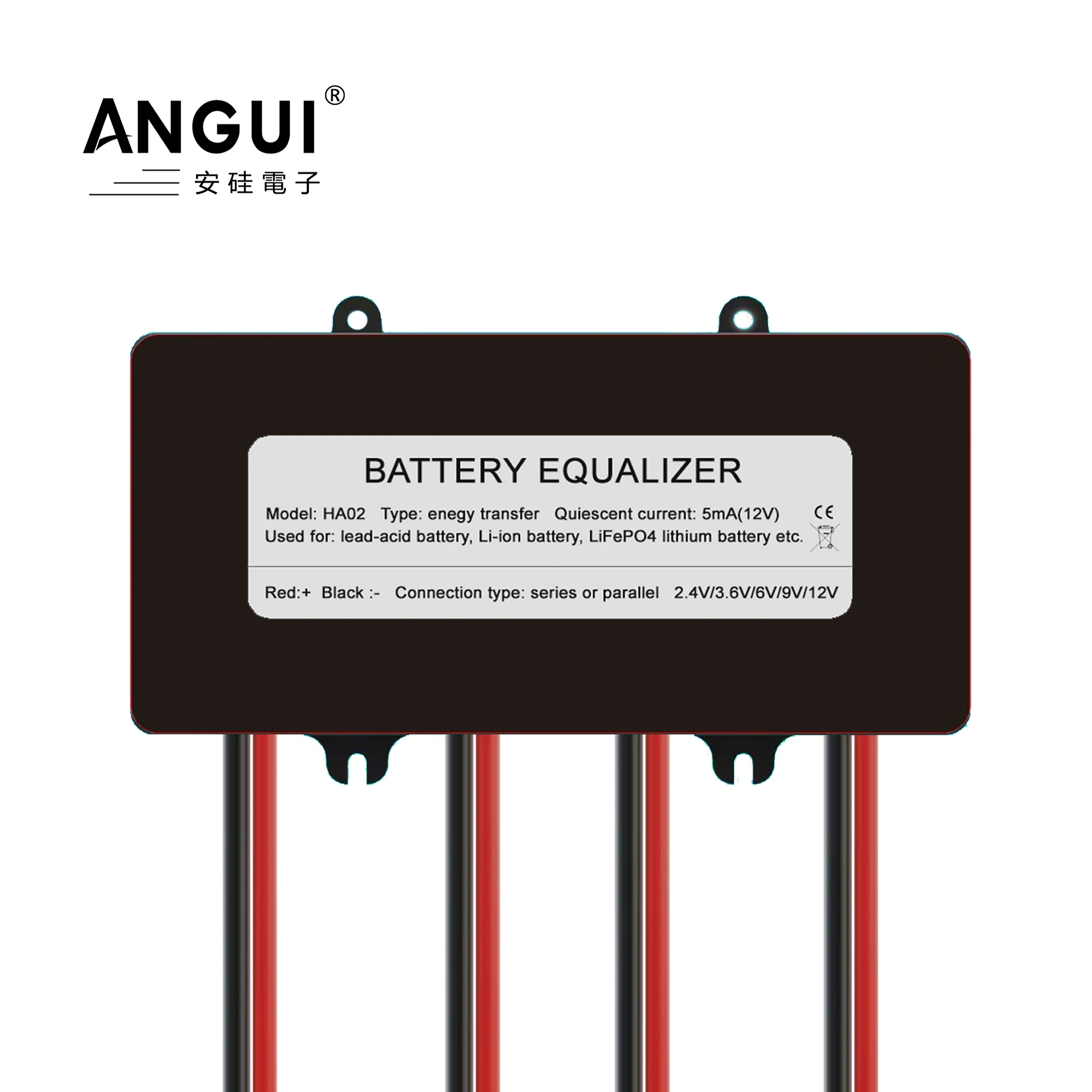 

Балансир напряжения аккумуляторов ANGUI HA02, балансир литий-ионных, свинцово-кислотных аккумуляторов, подключенная параллельная серия 12/24/36/48 в