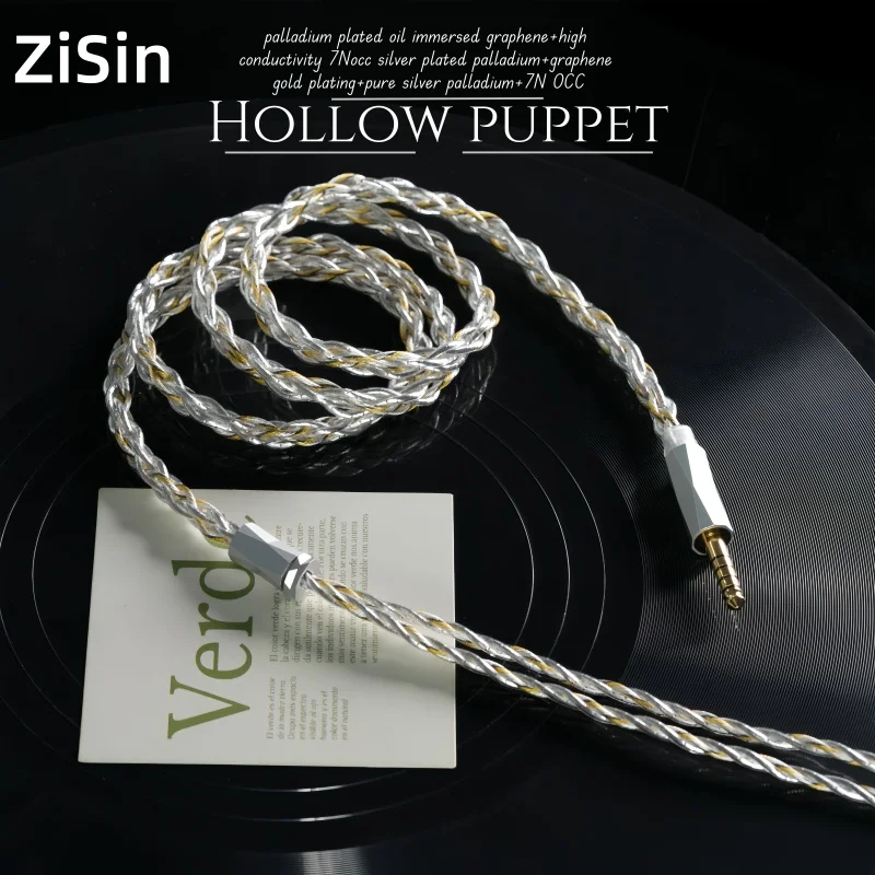 ZiSin-308noise cancelling headphone cable 3.5 stereo/2.5/4.4mm
