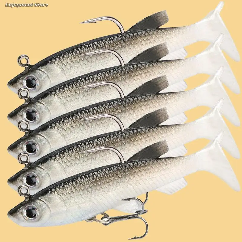 

1PC Luya Soft Lead Fish T Tail Soft Bait Luya Bait Fake Bait Artificial Bait
