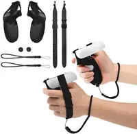 Soft VR Accessories Protective Cover For Oculus Quest 2 VR Touch Controller Silicone Cover Skin Handle Grip With Knuckle as Gift - Image 6