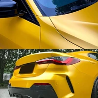 Car Vinyl Film PET Matte Metallic Yellow Vinyl Wrap Auto Modification Self Adhesive Car Body Film Decoration Sticker Accessories 2