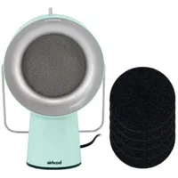 Wired Portable Kitchen Exhaust Fan | Range Hood with 5 Activated Charcoal Air Filters & Stainless-steel Oil Filter，Easy to Clean 1