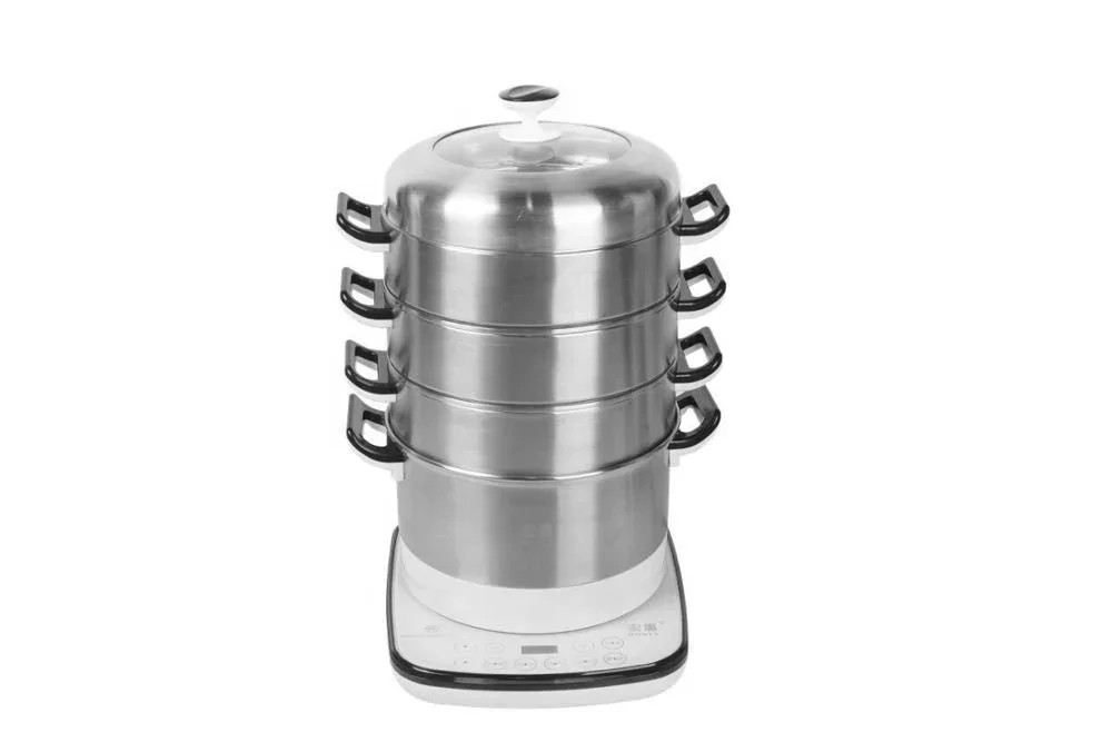 Factory supply high quality stainless steel 316 electric couscous food steamer electric Steam cooker