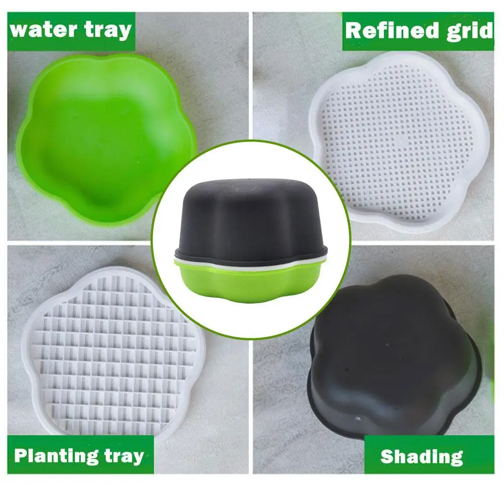 Microgreens Sprouter Tray Hydroponic / Sprouting Tray For Sprout Horticultural Hydroponic Systems Garden Nursery Potted Mic