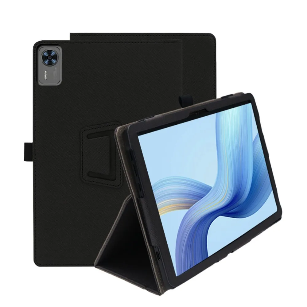 Elegant Magnetic PU Leather Folio Stand Tablet Cover, Handheld Design