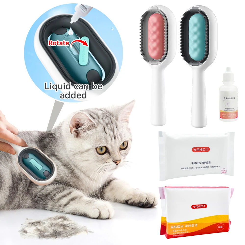 Title 1, Creative Update Cat Dog Grooming Comb with Wate...