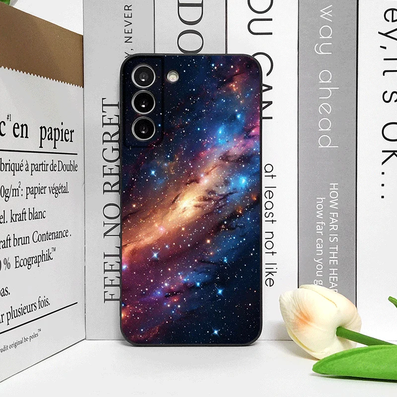 Galaxy Pattern Phone Case - Mysterious Space Universe Design