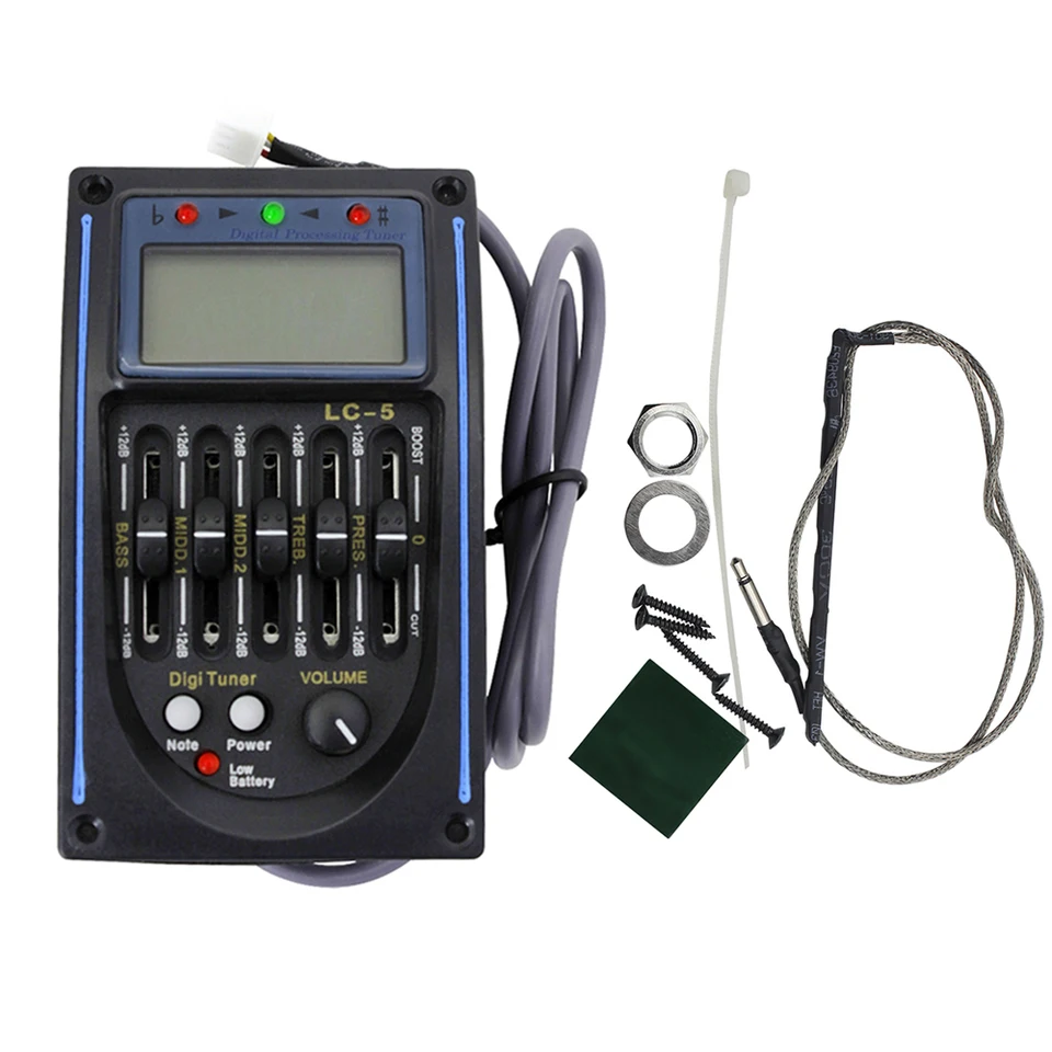 ベース BASS LINER bass 5-band EQ PreAMP Amazon.com: Amuzik Bass EQ Pedal 5 Band Equalizer Pedals For