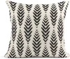 Tribal and Boho Bohemian Black Ethnic Herringbone for Ideas Decor Linen Pillow Cases Home Decorative Square Cushion cases 2