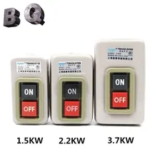 

TNHA2-BS211B BS216B BS230B Control Push Button Switch AC220V 380V ON-OFF 2 Position 3.7KW Three Phase Power Start 50Hz/60Hz