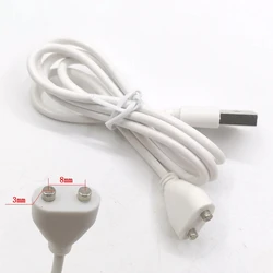 Enhanced Magnetic Charging Cable with Adjustable 2P Center Spacing for Beauty Instruments and Smart Devices (8mm)