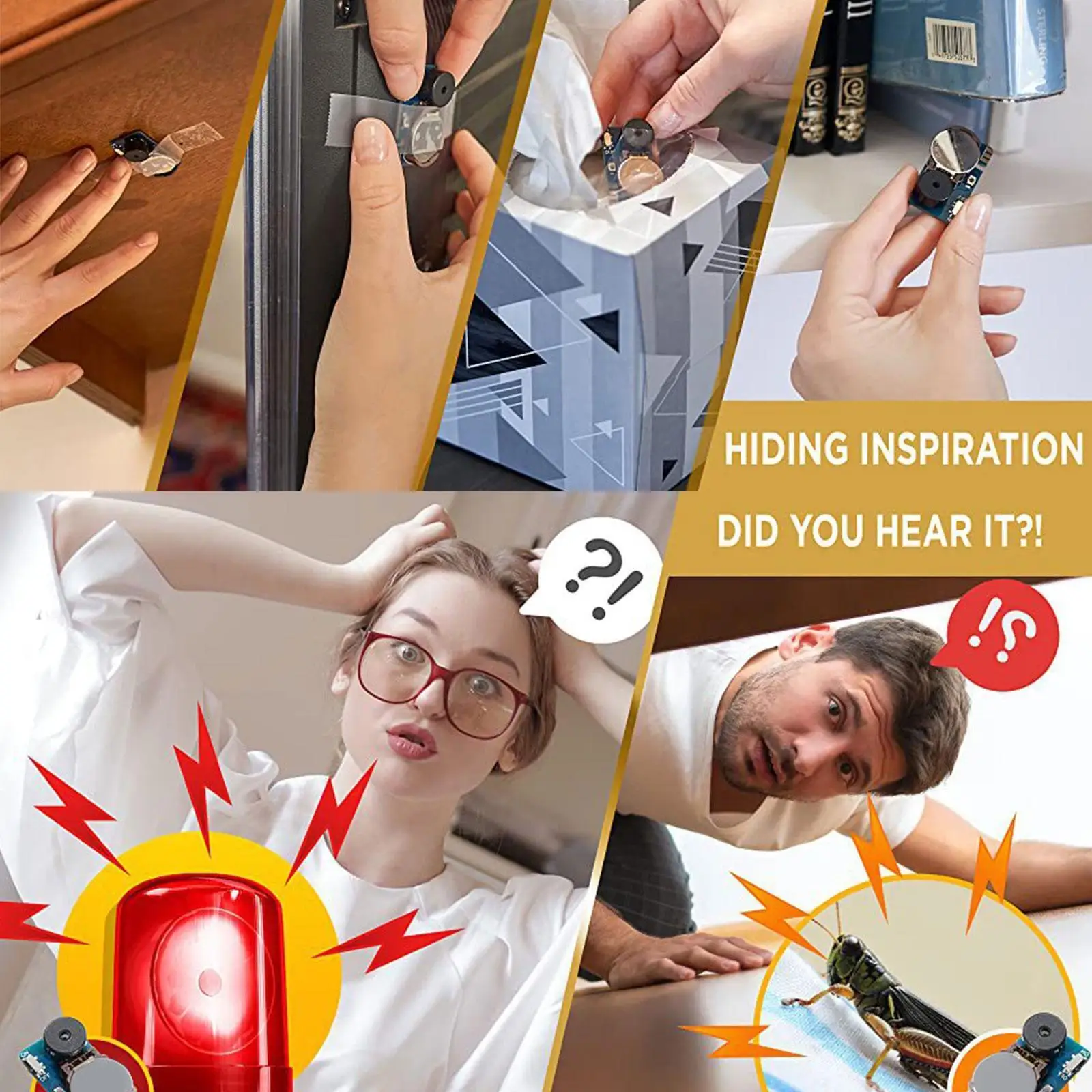 Novelty Funny Annoying PCB Creative Pranks Toys Annoying Buzzer Office Noisemaker Toys Hidden Trick Noisemaker