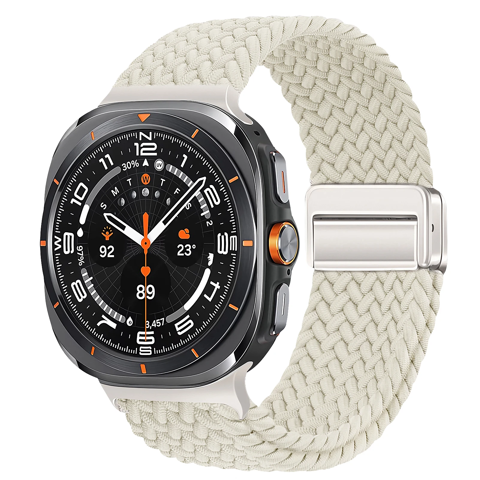Magnetic Nylon Braided Wrist Strap Bracelet