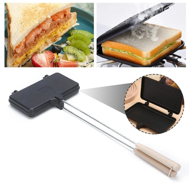 Round Cast Iron Pie Iron-Campfire Pie Iron Sandwich Maker with Detachable  Handles - China Pie Iron and BBQ Accessories price