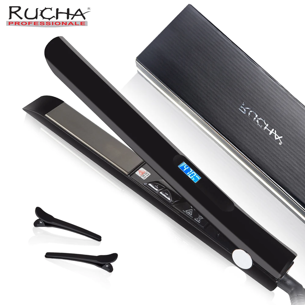 

Hair Straightener Curler Keratin Treatment Straightening Irons Titanium Plate 480℉ Fast Heating Profession Flat Iron 100-240V