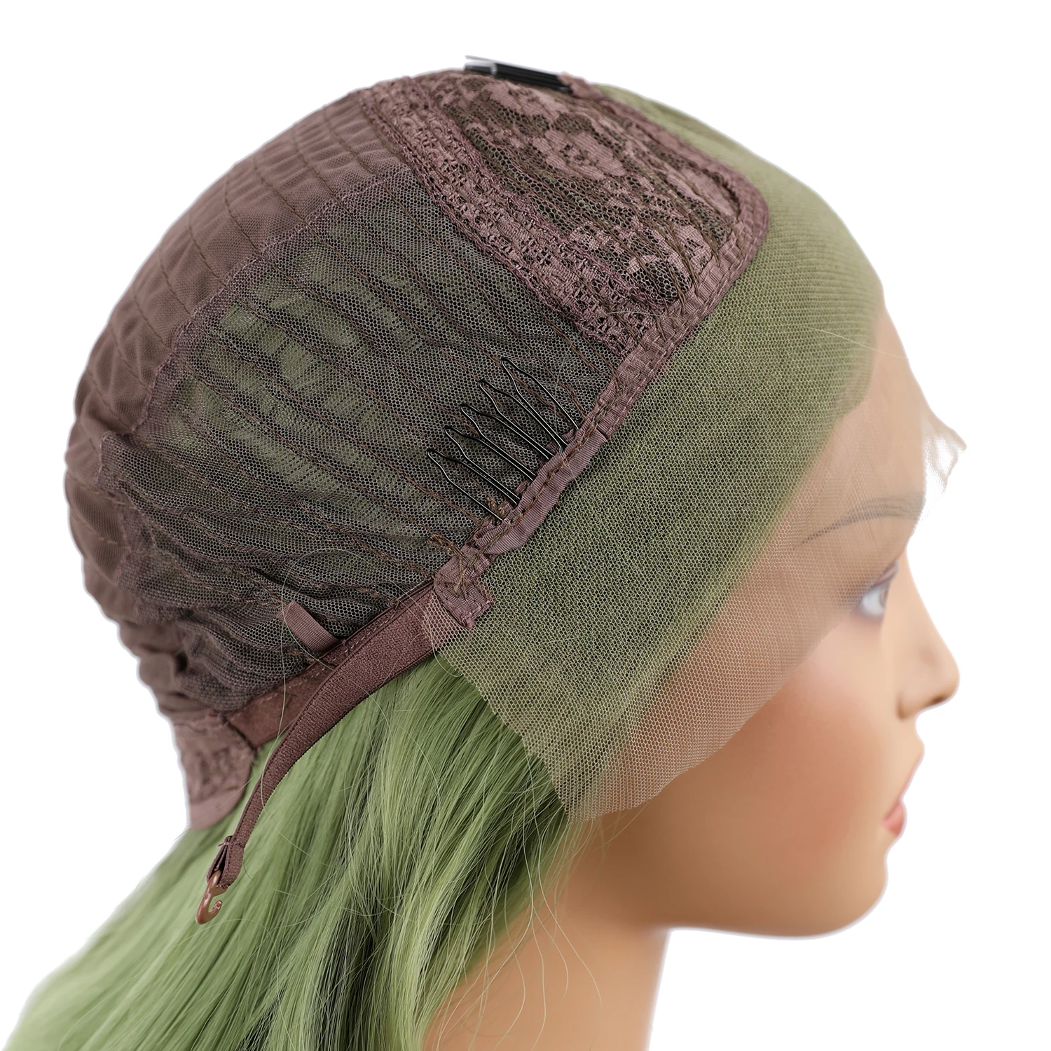 Pink Straight Synthetic Hair Lace Front Wigs For Women Glueless Lace Wigs Heat 4 Seac55be69ef545b88741fa1e51e57561p