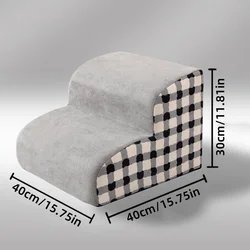 Pet Staircase with Anti - Slip Memory Foam and Detachable Design (Two staircases)