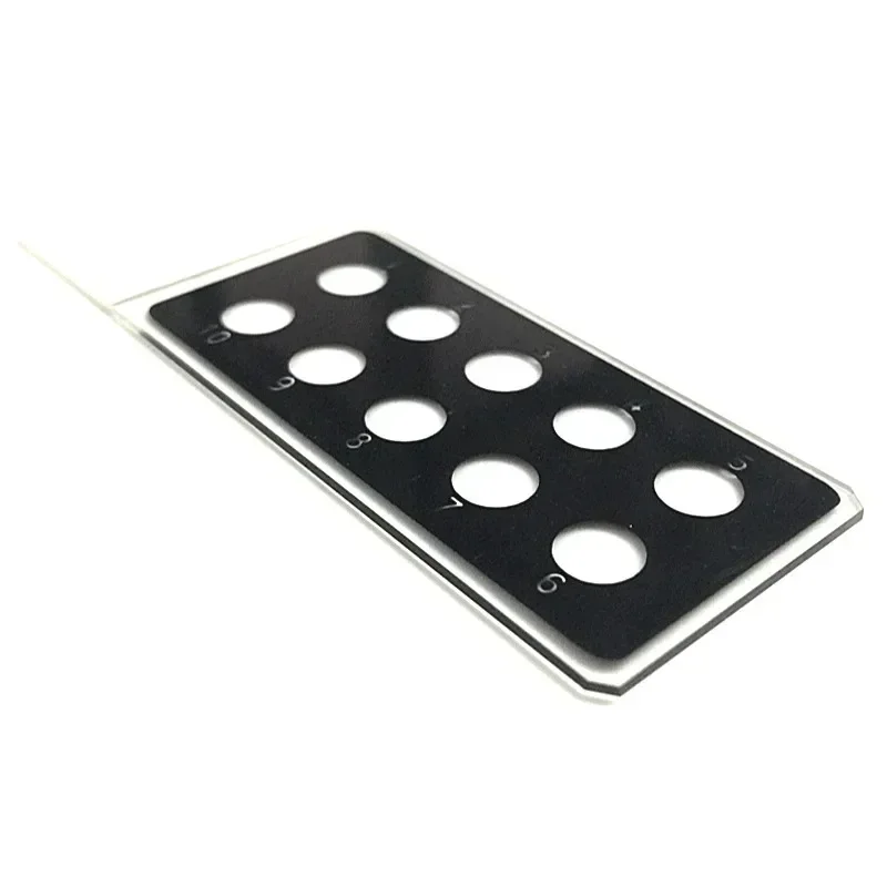 Microscope Slides Immunofluorescence In Situ Hybridization Diagnostic Slide Antigen Porous Slide 10 Well 6mm 1''x3'' 50 / PK