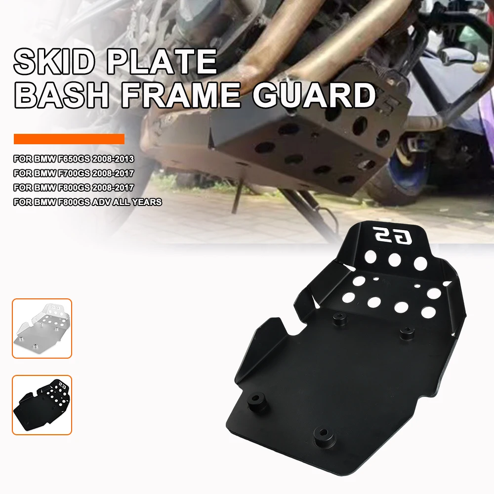 

For BMW F650GS 2008-2013 Motorcycle Accessories F800GS ADV All years Skid Plate Bash Frame Engine Guard F700GS F800GS 2008-2017