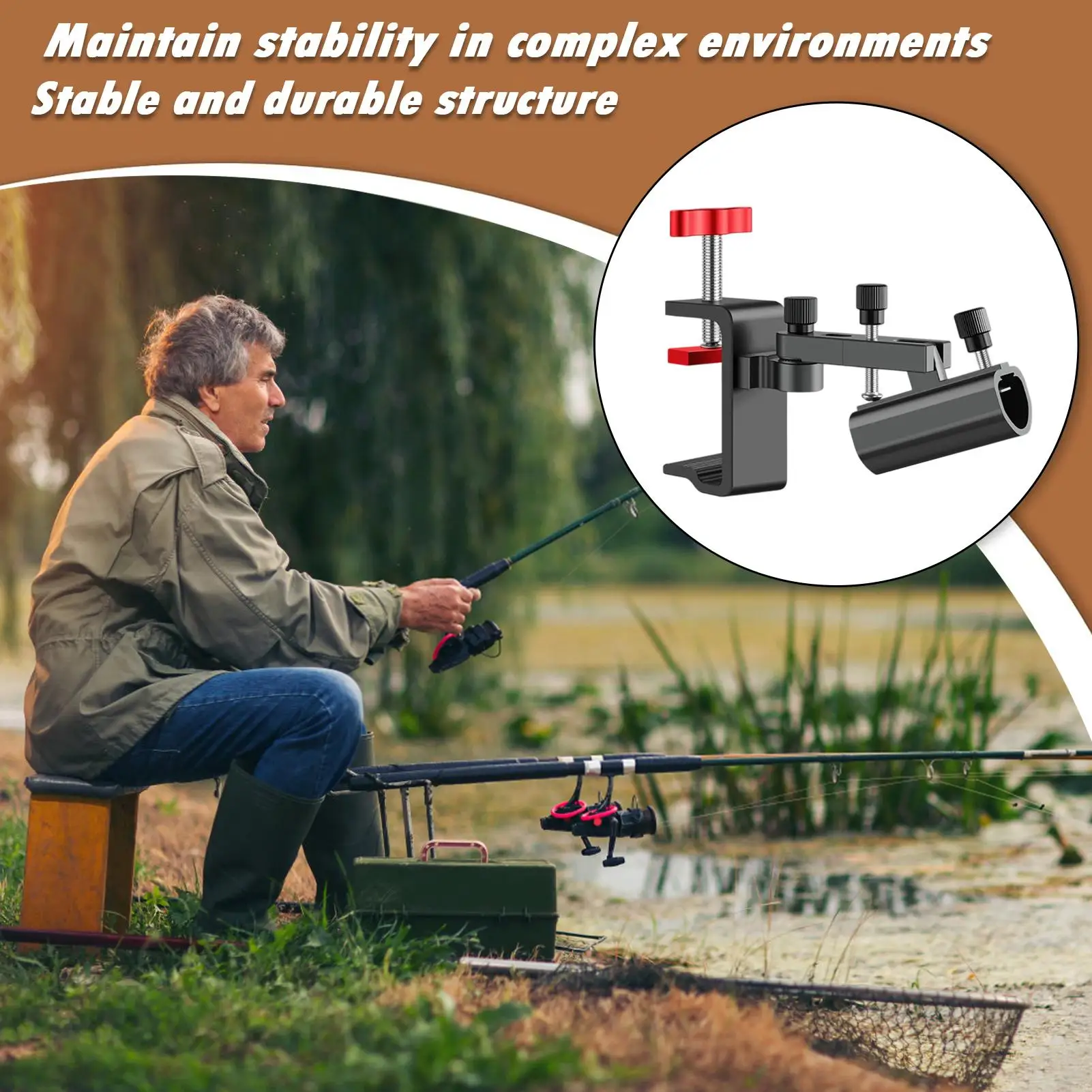 Thickened Fishing Platforms Umbrella Holder Chair Outdoor Fishing Supplies Umbrella Bracket Fishing Platforms Accessories