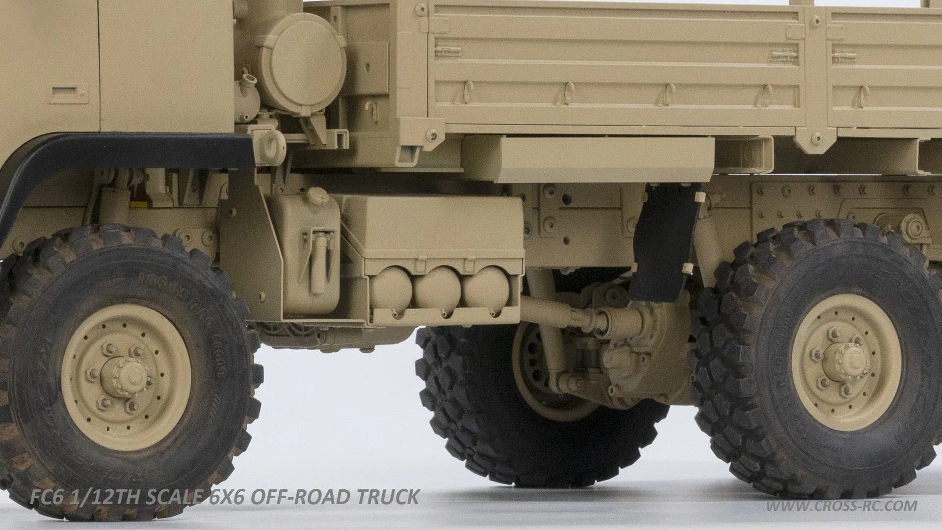 Cross 1/12 RC FC6 Remote Control Military Truck Model Cars 6WD Off-road Vehicle TH21785-SMT6 6