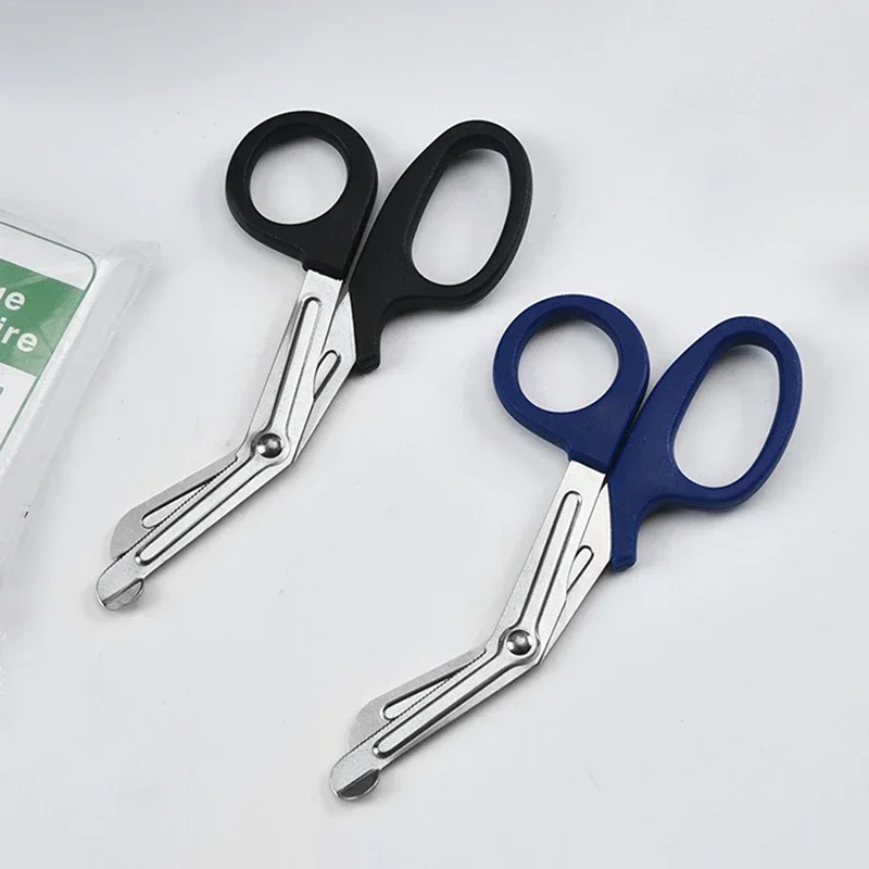 Emergency Shears First Aid Scissors Surgical Scissors Survive Paramedic Medical Rescue Scissor Trauma Gauze IFAK Emergency First Aid Nurse Tool Household Bandage Shear