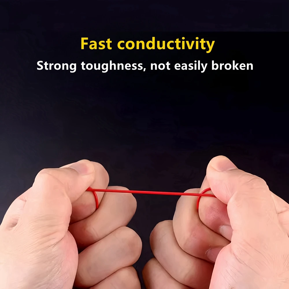 24AWG wire electronic wire connecting wire red black jumper 1007 double ended tinned 8cm 10cm 15cm 20cm 100pcs