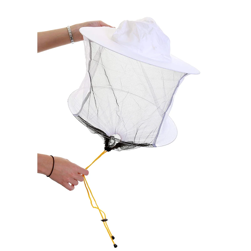 Beekeeping Protective Apparatus White Bee Hat Double Wire Beekeeping