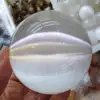 Natural White Selenite Sphere Crystal Healing Gypsum Ball Mineral Ornaments Raw Stone Crafts Home Decor 1