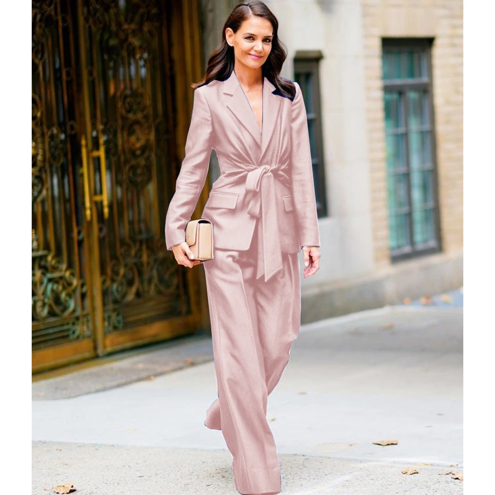 Women's Suit Two-piece Casual Fashion Single-breasted Comfortable Work Wear Party Custom Suit Elegant Women's Set Plus Size Sets