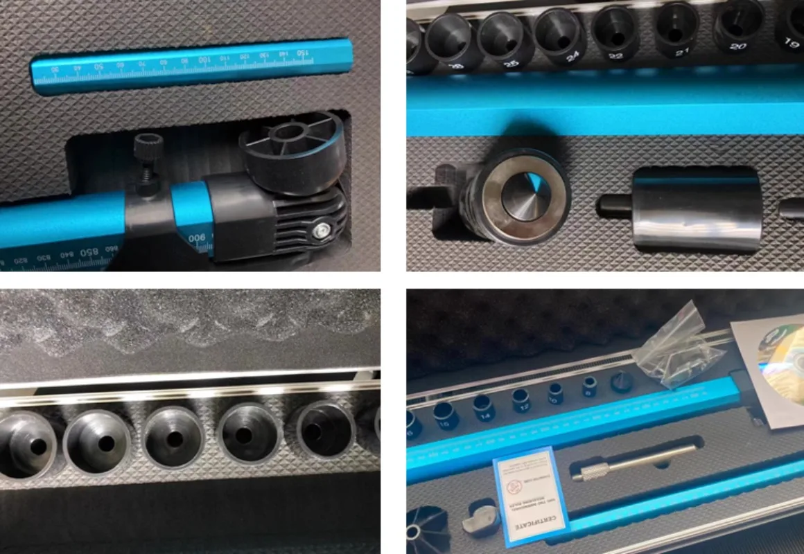 Professional Car Body Sheet Metal Measuring Ruler Car Body 2D Measuring System Repair Kit