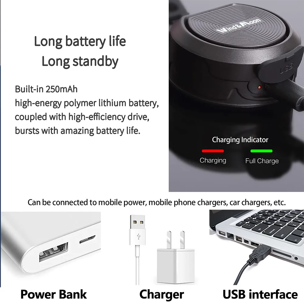 Bicycle Bell Waterproof Horn Portable USB Charging Safety Electric Mountain Bike Alarm Loud Bicycle Accessories bicycle bell mountain bike bell bicycle horn bicycle alarm bicycle accessories