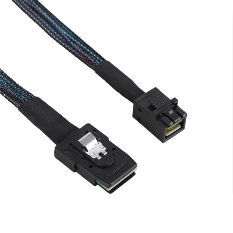 Mini Sas 8643 para Sff 8087 hd Embutido Servidor de Dados Cabo Mini-sas hd Sff8643 Disco Rígido Raid Cabo 50cm 100cm 200cm - Imagem 6