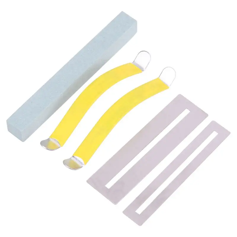 

5Pcs Guitar Bass Fretboard Fret Protector And Fret Sanding With String Spreader Set Fit For Guitar Bass Frets Neck Polish Luthie