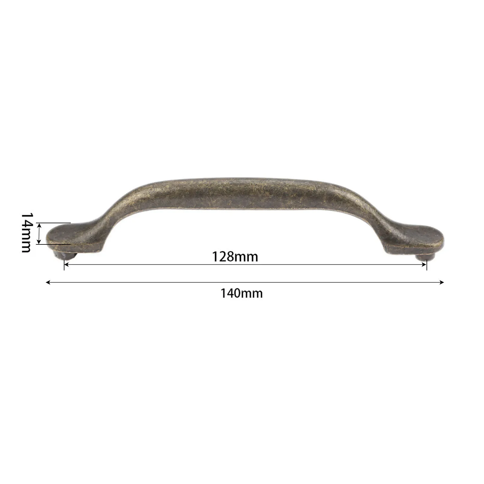 1Pc Antique Kitchen Drawer Cabinet Door Handle Vintage Furniture Knobs Retro Box Case Cupboard Pull Handles