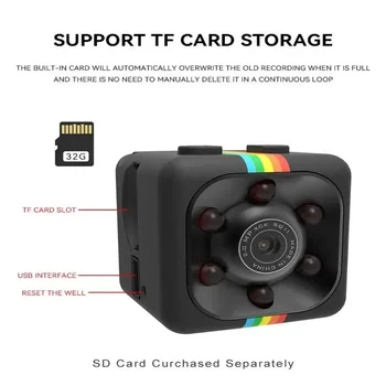 Mini Camera Hd 1080P Portable Small Nanny Cam Video Voice Recorder Indoor Covert Security Camera For Home And Office 1