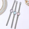 Fashion Women Watches Stainless Steel Mesh Band Watch Rhinestone Dial Luxury Ladies Quartz WristWatch Dropshipping Reloj Mujer 6