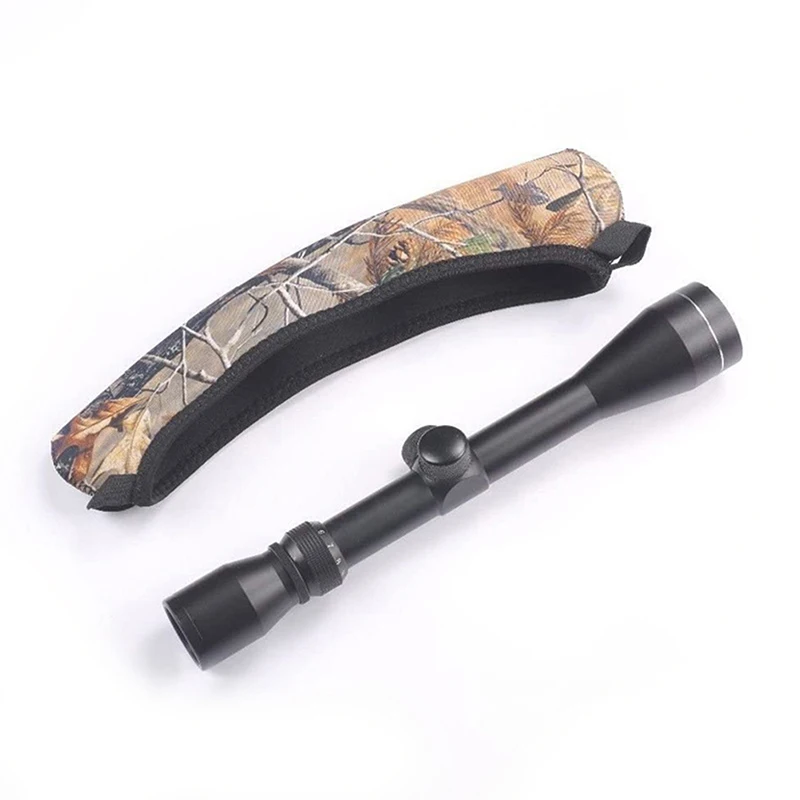Rubber Outdoor Riflescope Scope Wrap Cover Dustproof Camouflage Neoprene Sight Protection Cases Outdoor Hunting Accessories