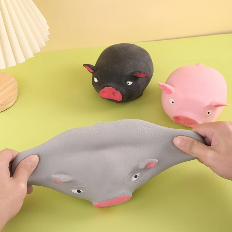 

Funny Stress Toy Simulation Squeeze Piglet Squeeze Cartoon Photostudio Props Mini Piglet for Student