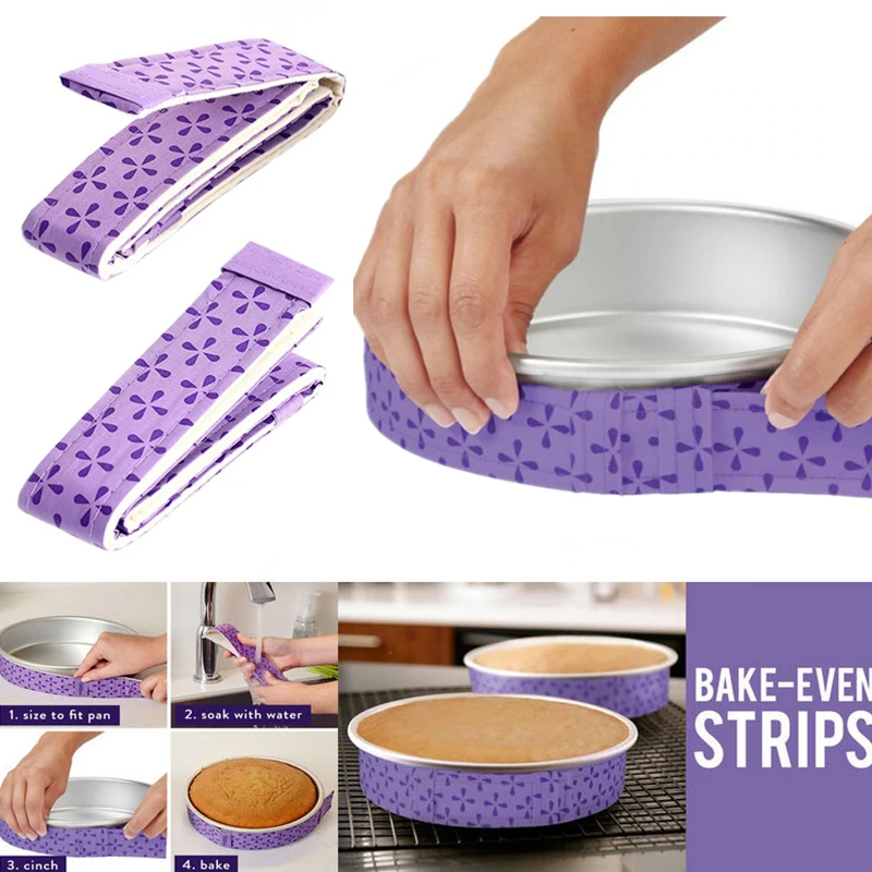 1PCS Baking Cake Mold Baking Tray Protection Strap Strip Anti-deformation Cake pasteleria accesorios Kitchen Gadgets
