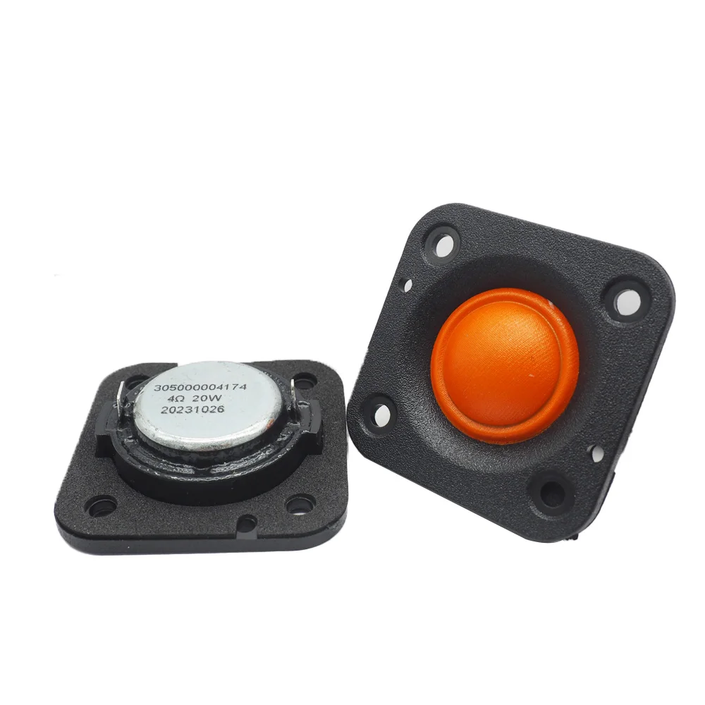 2Pcs/lot 1.9 Inch 48MM Tweeter Speaker 4 Ohm 20W Audio Ultrathin Hifi Silk Membrane Titanium Film Treble Loudspeaker DIY audio speaker,tweeter speaker,ultra thin speaker