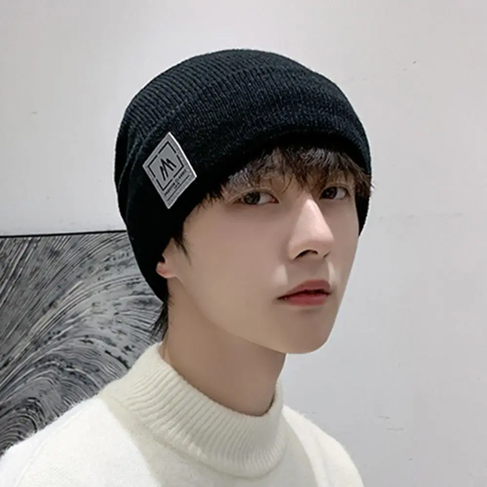 Fashion Warm Knitted Hat Coldproof Windproof Bonnet Caps Versatile Beanies for Women Men