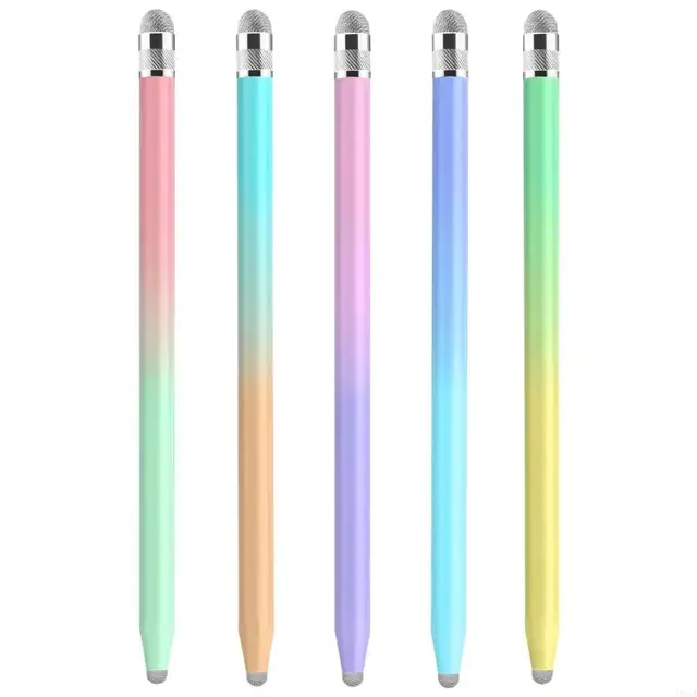 Double Head Capacitive Pen Gradients Color Styluses Pen for Adults Universal for Phone Tablet Touch Screens Sensitivity 1