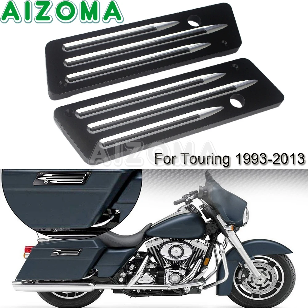 

Для Harley Touring 1993-2013 мотоциклетный черный Жесткий Чехол-защелка для электрической скользящей дорожки короля улицы скольжения Тур скольжения