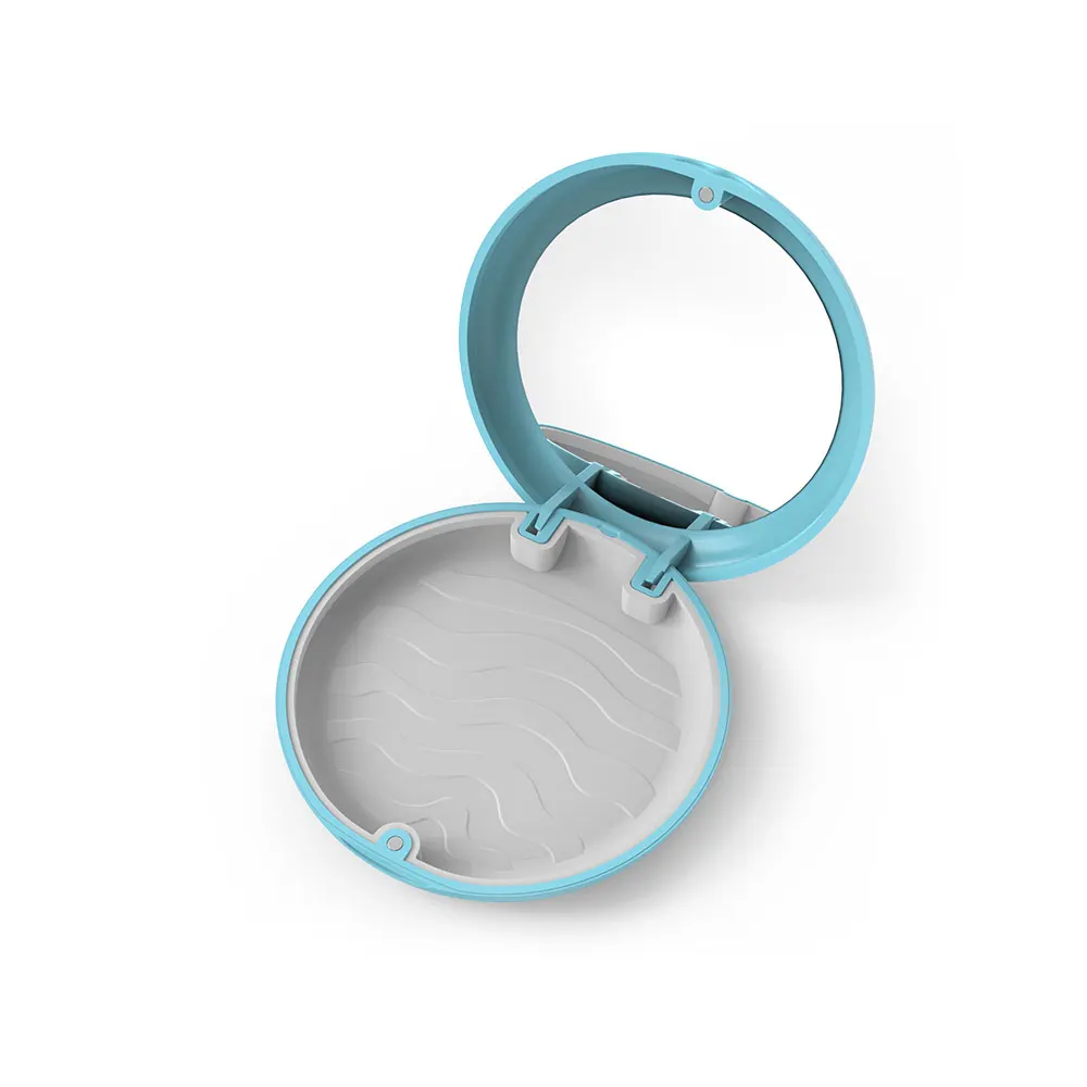 Retainer Case 2Pcs Retainer Box Dentures Case Braces Container Night Aligner Storage Holder Strainer Basket Travel False Teeth Protecting Cleaning B Cleaner