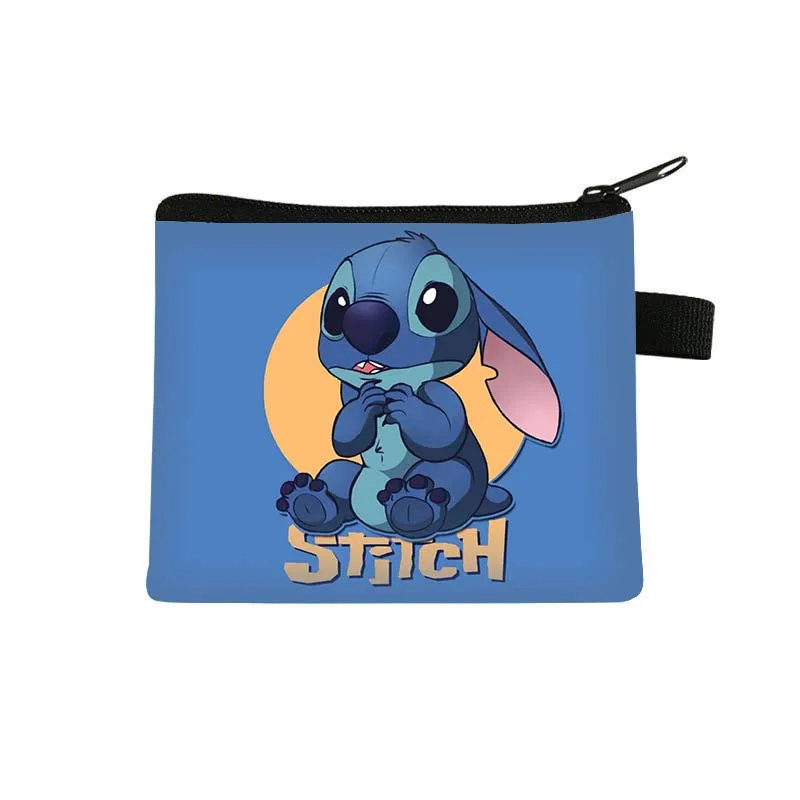 21 Colors Cartoon Stitch Children Plush Coin Purse Polyester Zip Change Purse Mini Wallet Kids Girl Women For Gift coin purse plush coin purse